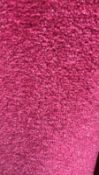 3.3x4M Sparkly Pink. Felt Back 100%Poly Ref - 38