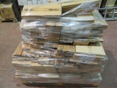 (WG3) PALLET TO CONTAIN 210 ITEMS OF NEW KITCHEN STOCK TO INCLUDE OAK DRAWER FRONTS, SHAKERS ET...