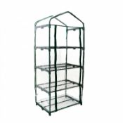 (SK25) 4-Tier Mini Greenhouse Our 4-tier Grow House provides plenty of shelf area and p...