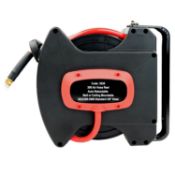(SK126) 30ft 10m Auto Retractable Garage Air Line Compressor Hose Reel This 30ft Air Hose Re...