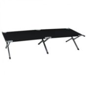 (SK67) Heavy Duty Outdoor Folding Camping Bed Portable with Carry Bag The folding bed is per...