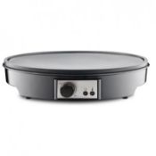 (SK144) 1000W 30cm Electric Pancake Crepe Maker Non-Stick Hotplate with Utensils Make delici...