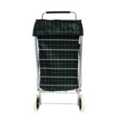 (SK87) 4 Wheel Folding Shopping Trolley Bag Cart Market Laundry This folding trolley is pe...