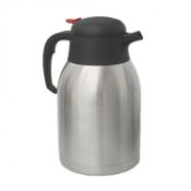 (SK88) 2L Stainless Steel Airpot Insulated Vacuum Thermal Flask Jug The insulated airpo...