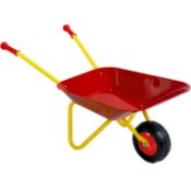 (SK153) Childrens Kids Toy Metal Wheelbarrow Garden Wheel Barrow The kids wheelbarrow is per...