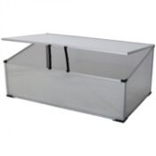 (SK19) Aluminium Garden Plant Vegetable Cold Frame Grow House Constructed with a large rig...