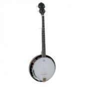 (SK75) 5 String Bluegrass Banjo with Remo Skin The 5 string bluegrass banjo is great looking...