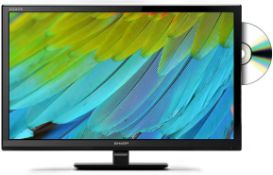 (M26) Sharp LC-24DHF4011K 24-Inch HD Ready TV with Freeview and DVD [Energy Class A] This Sharp...
