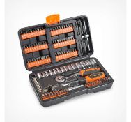 (GE9) 130pc Socket + Bit Set 130pc socket and bit set with over a hundred 25 – 50mm bits Se...