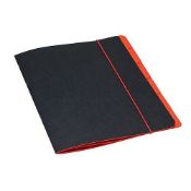 150 jalema accent organiser file 270gsm elasticated 6-part black/red