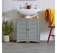 (AP181) Shrewsbury Under Basin Cabinet Smart design sits comfortably around most standard pede...