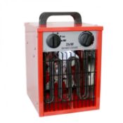 (TD85) 2kW Electric Industrial Workshop Garage Space Fan Heater The industrial heater is per...