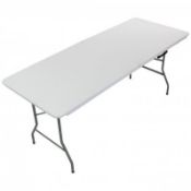 (TD72) 6ft 1.8m Folding Heavy Duty Catering Outdoor Trestle Party Garden Table The folding t...