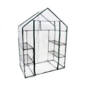 (TD154) 3-Tier 4 Shelf Mini Walk-in Growhouse Garden Greenhouse Our 3-tier Grow House p...