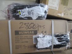 120pcs Of Brand New Nitrile Coat Gloves By Vizwear