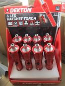 48pcs Of Brand New Dekton Ratchet Screwdriver With LED Torch