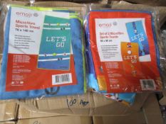 Approx 100packs Of Brand New Microfibre Towels