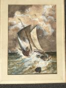 Monogrammed, 88, watercolour 11x7 3/4