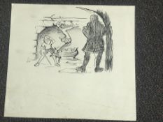 E.M book sketch double sided 9x10