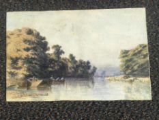 Watercolour 19th Century 4x6 1/4