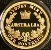 2005 Australia Gold Proof Sovereign