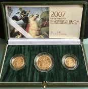 2007 UK Gold Proof Sovereign Set