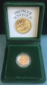 UK 1980 Gold Proof Sovereign
