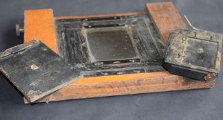 Antique Box Camera Back Plate