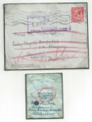The Serbian Relief Fund London - United Kingdom - Skoplje - Serbia - (Undeliverable). This lette...