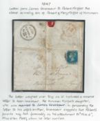 Bechuanaland / G.B. 1847 Entire letter (some staining) from London to 