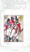 G.B. - Queen Elizabeth II 1983 British Army Uniforms: an original essay for a 15p value featuring...