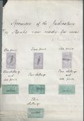 G.B. - Revenues 1876 Archival page headed 