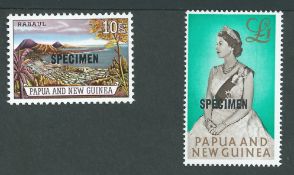 Papua and New Guinea 1963 10s, £1, overprinted 