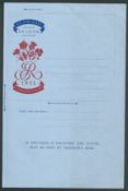 Great Britain - Stationery 1953 Queen Elizabeth II Coronation airliners uncut and unguided pair -...