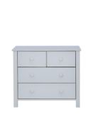 Boxed Item Novara 4 Drawers Chest [Grey] 73X84X43Cm rrp, £214.0