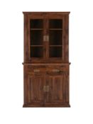 Boxed Item Clifton 2 Doors Display Unit [Walnut] 200X108X44Cm rrp, £394.0