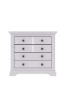 Boxed Item Ideal Home Normandy 6 Drawers Chest [Grey] 92X100X42Cm rrp, £466.0