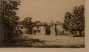Wilfred Crawford Appleby signed etching 