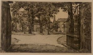 Wilfred Crawford Appleby signed etching 
