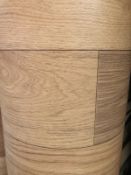 Mid oak wood effect cushion floor 4.5m x 3m (14ft6in x 13ft) code 2c41