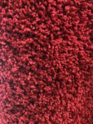 Alicante red shag pile polypropylene 5.5m x 4m (18ft x13ft) code 2c1