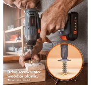 (GL104) E-Series 18V Cordless Impact Drill Driver Cordless tool delivers a rotational force ...