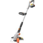 (GL102) 20V Max. Cordless Grass Trimmer with Telescopic Handle.