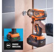 (GL6) 20V Max Impact Driver Boasts additional features including an LED work light, variable s...