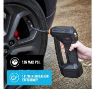 (GL90) 12V Tyre Inflator Cordless and portable, this Tyre Inflator is practical, fast and powe...