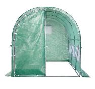 (GL55) Polytunnel Greenhouse Comes with enhanced weather protection thanks to the heavy duty P...