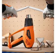 (GL122) 2000W Heat Gun Ideal for DIY projects, bending copper pipes, loosening rusted bolts, l...