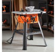 (GL110) 1500W 8” Table Saw High spec table saw features a 0-45° cutting range 0°max 70mm ...