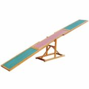 (RU389) Dog Pet Training Agility Obedience Equipment Seesaw See-Saw 3m Our Dog Seesaw can he...