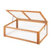(SK179) Wooden Cold Frame Cupboard Grow House Constructed with a large rigid solid wood...